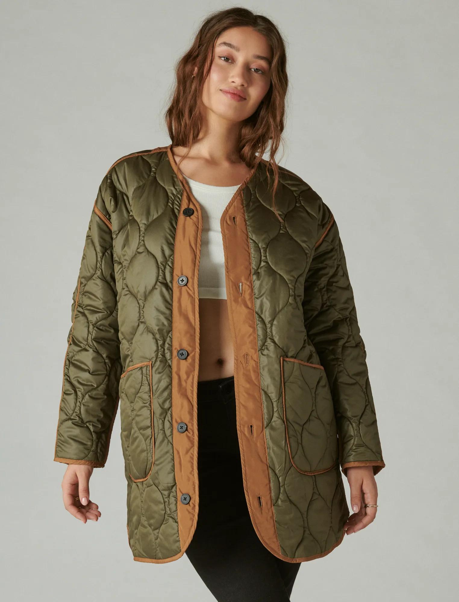 QUILTED YOKE LINNER REVERSIBLE LEATER 希少