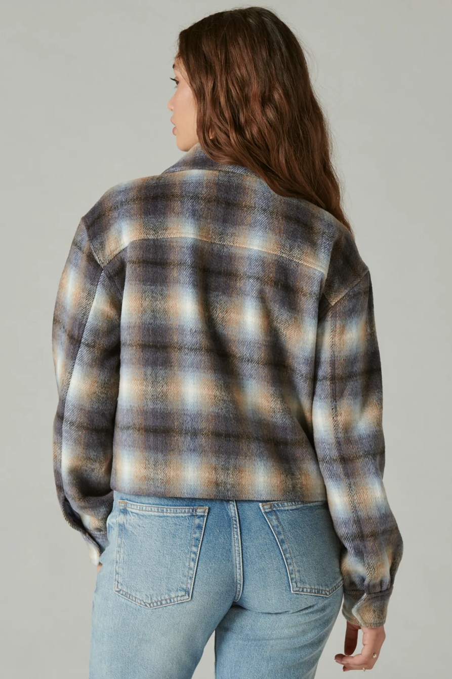CROPPED PLAID JACKET, image 3
