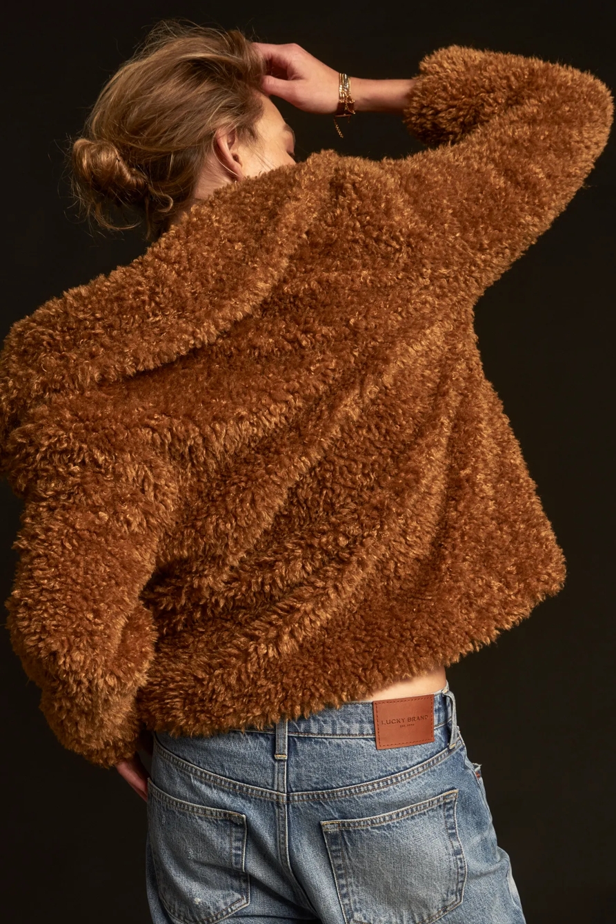 FAUX TEDDY COAT, image 4