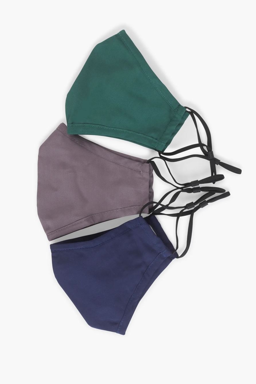 MULTI SOLID FACE MASK PACK, image 2