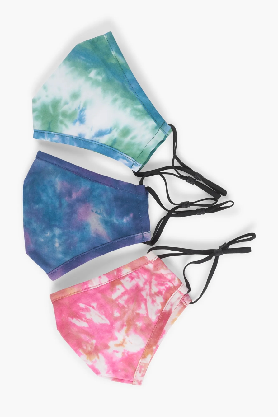 TIE DYE MULTI FACE MASK PACK, image 2