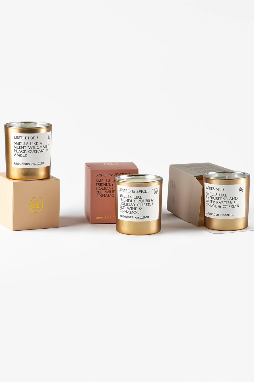 Anecdote Candles Mistletoe Gold Tumbler, image 2