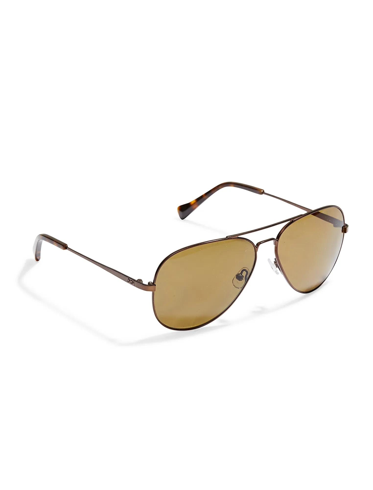 BROWN AVIATOR SUNGLASSES, image 2
