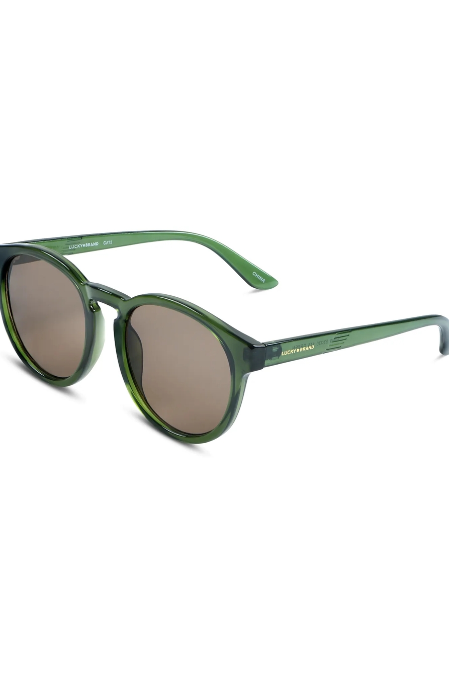 LUCKY BRAND Green Sunglasses Lucky Brand Twilight Square Sunglasses Olive Gradient Frame  main image 2