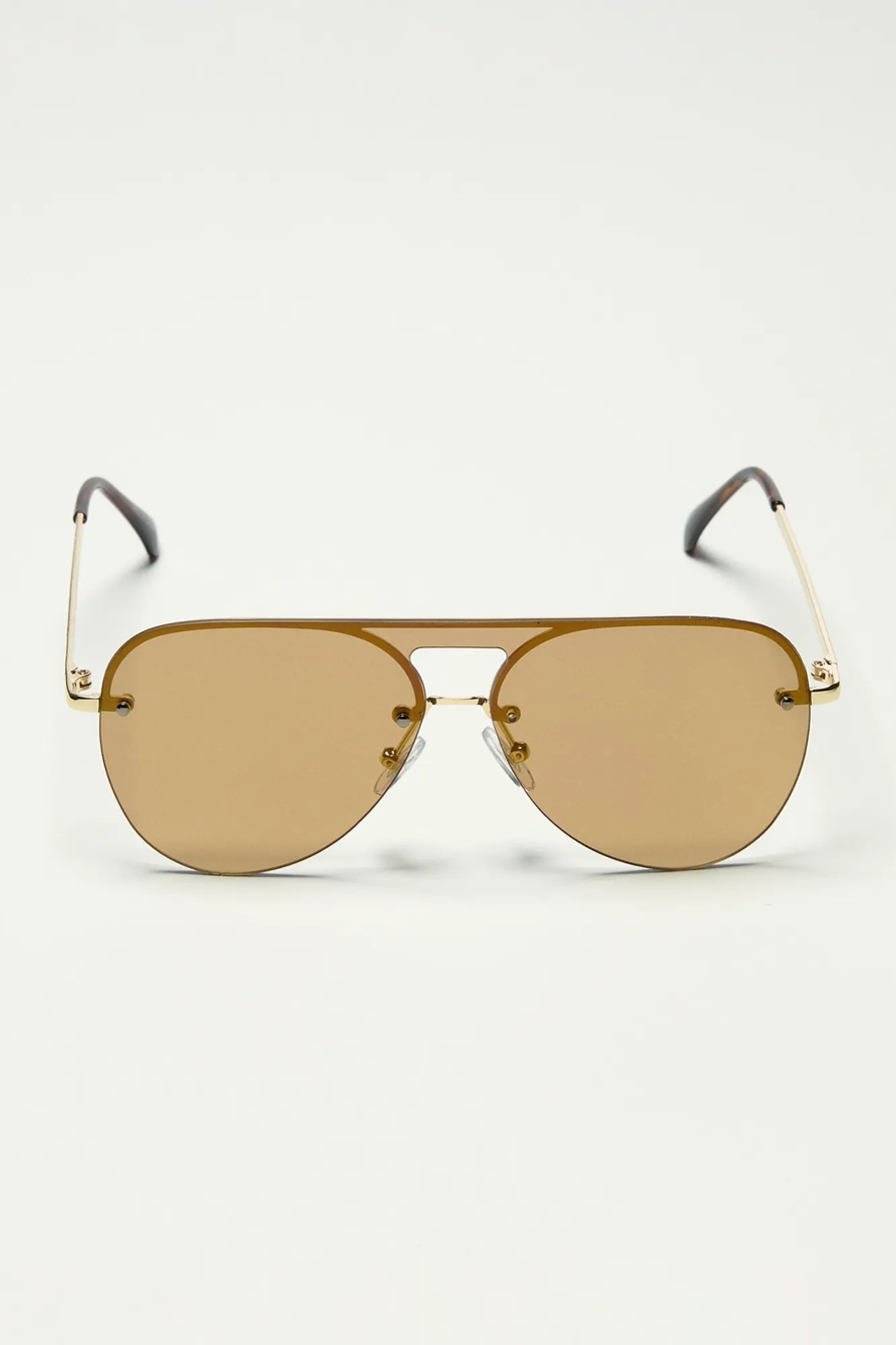NEWPORT COLORED AVIATOR SUNGLASSES, image 2