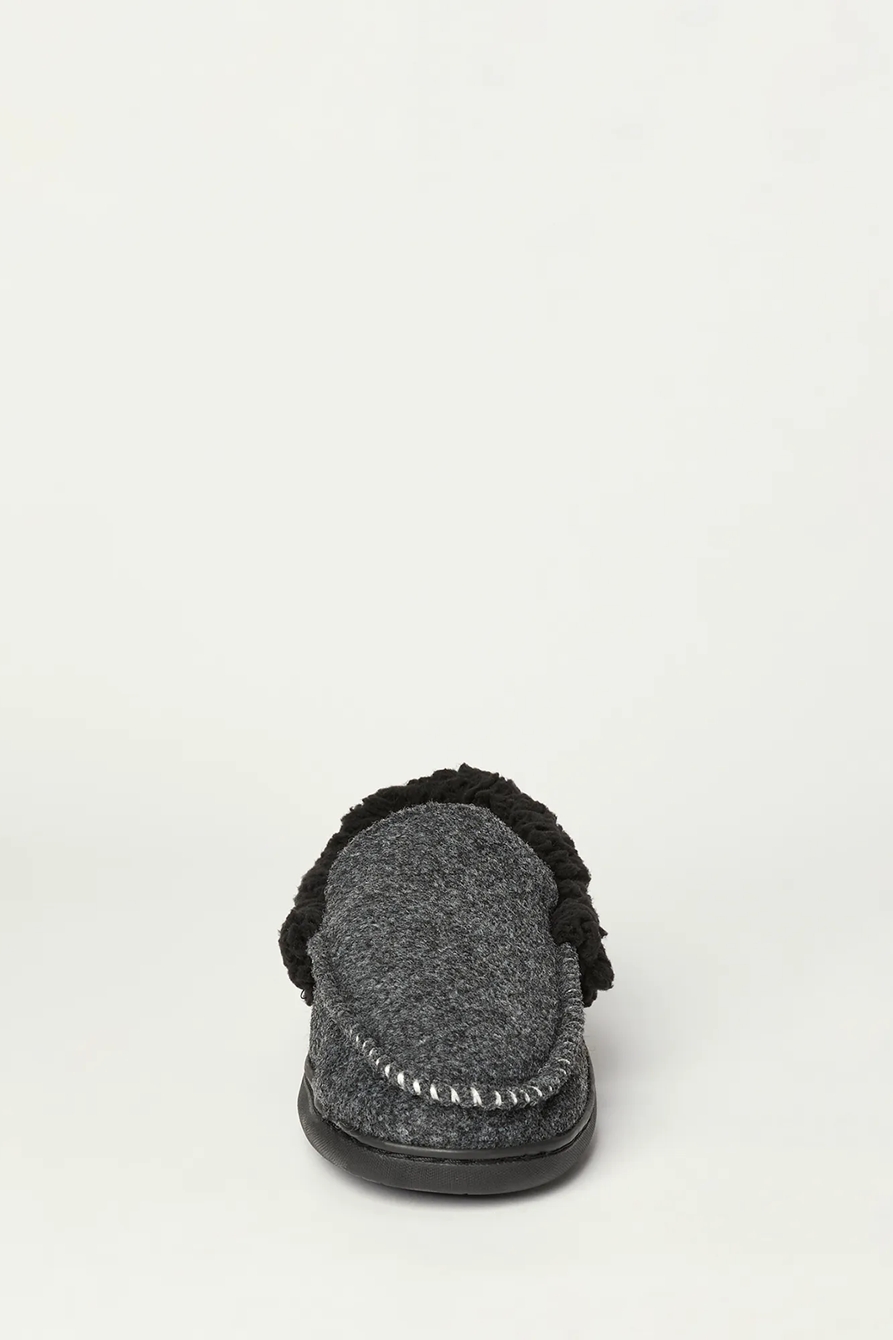 MEN'S FAUX WOOL SHERPA LINED SLIPPER, image 3