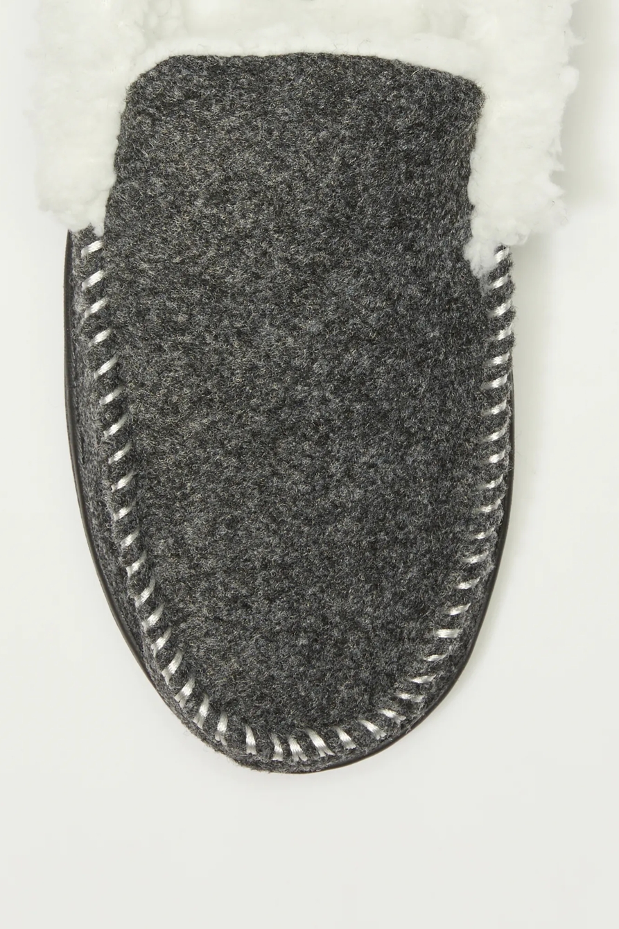 MEN'S FAUX WOOL SHERPA LINED SLIPPER, image 9