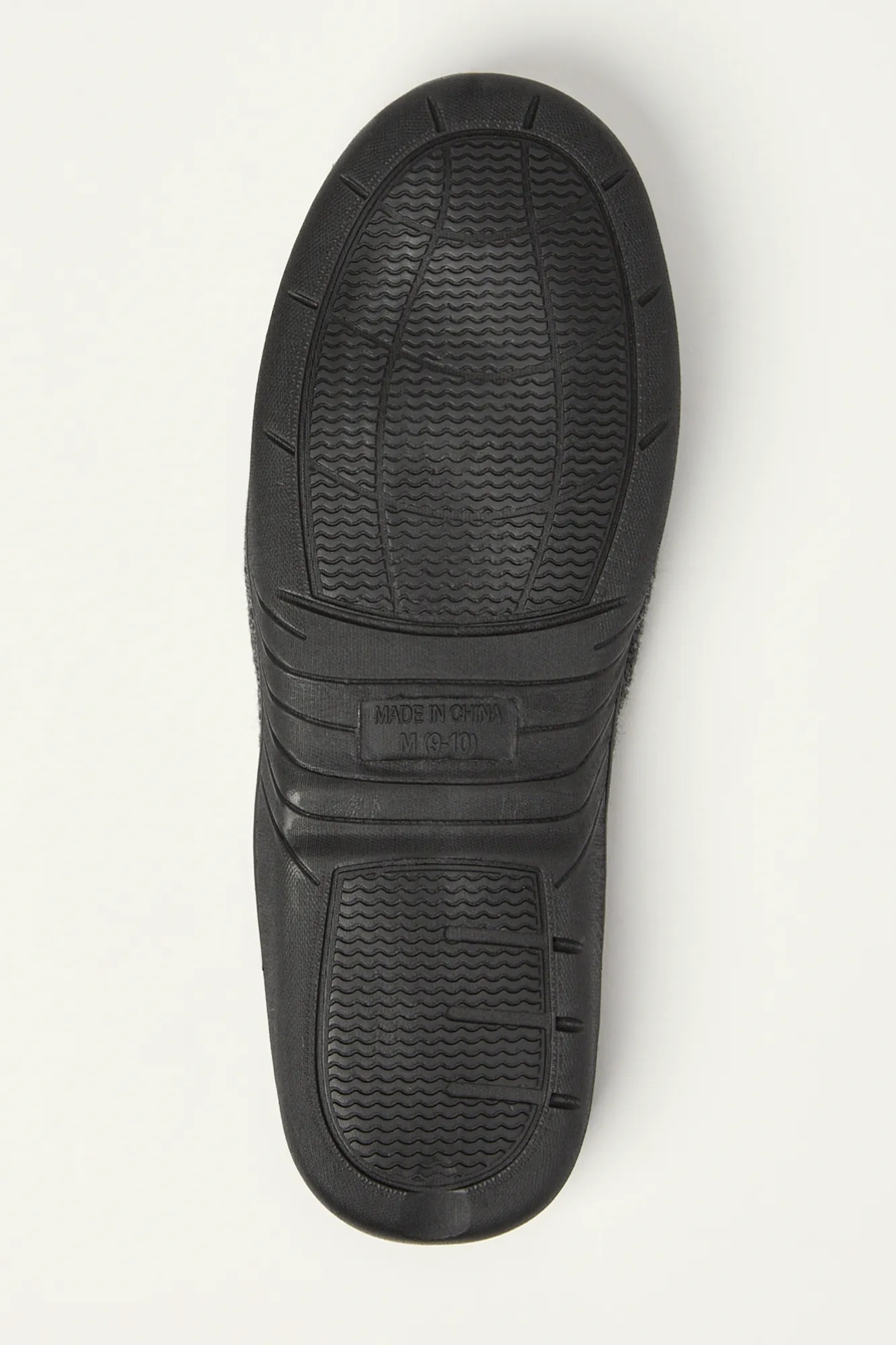 MEN'S FAUX WOOL SHERPA LINED SLIPPER, image 8