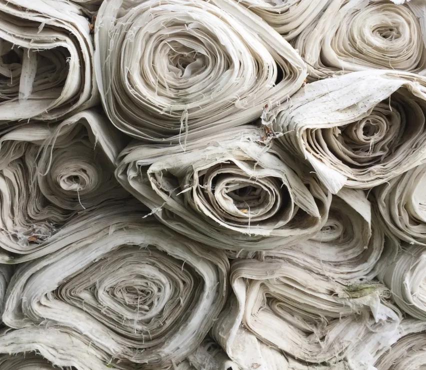 Rolls of Fabrics background