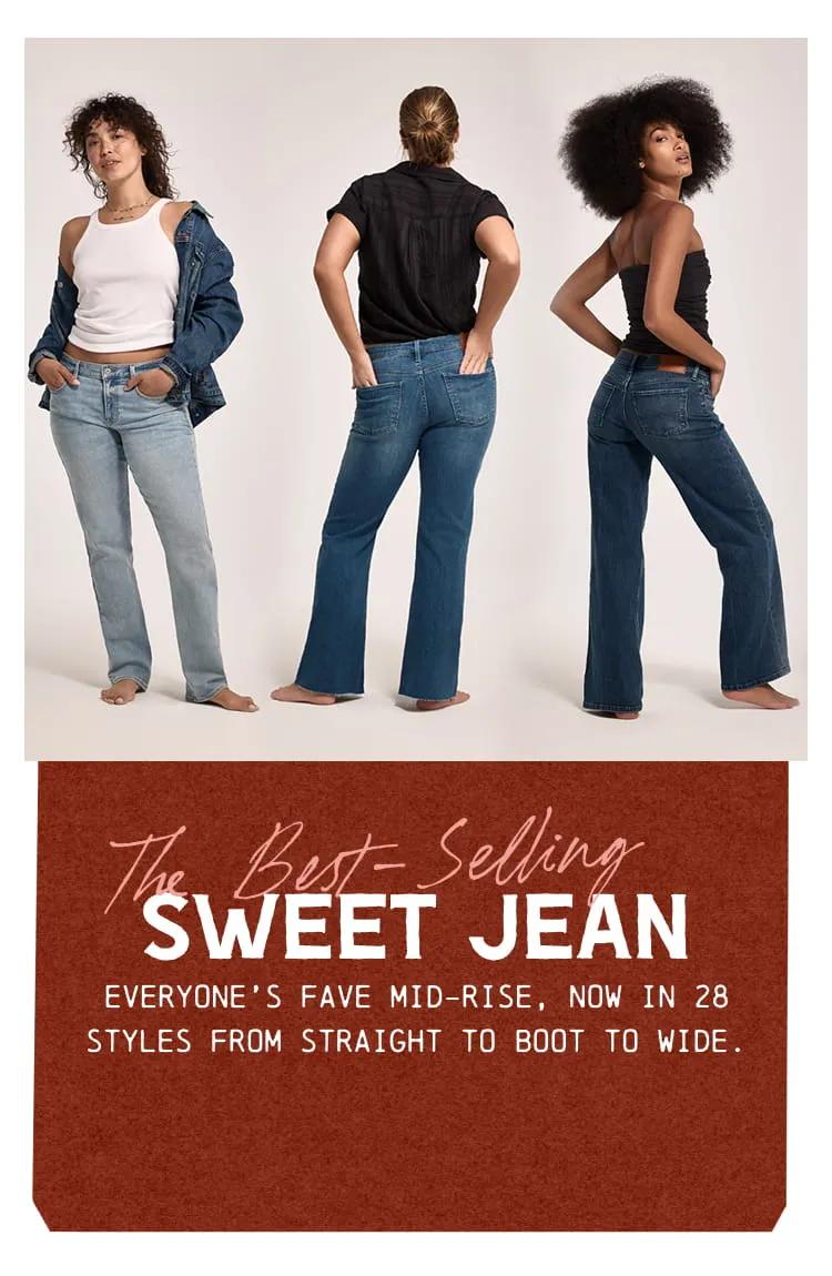 Meet the Sweet, Everyone's Fave Mid-Rise, Now in 28 Styles From Straight To Boot To Wide Background