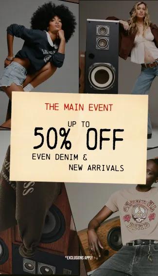 50% Off Sitewide