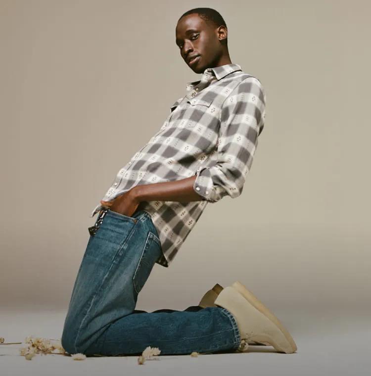 New In Denim Background