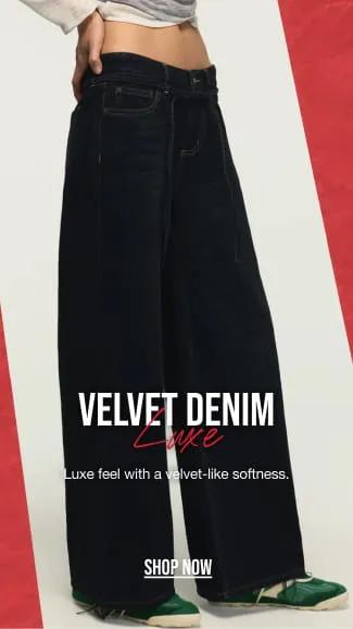 Velvet Denim Luxe