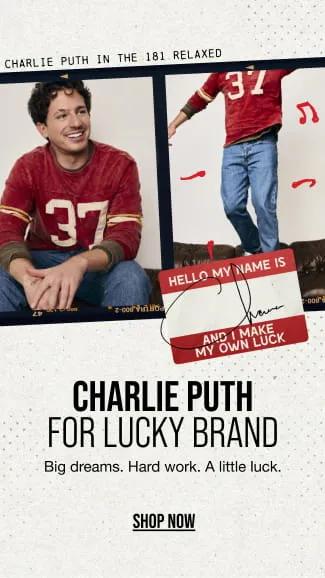 Charlie Puth for Lucky Brand