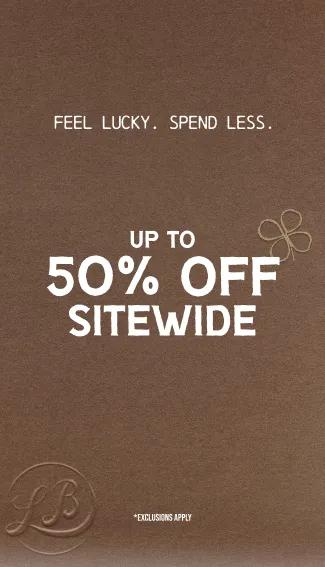 50% Off Sitewide