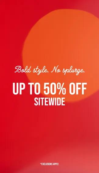 Up To 50% Sitewide