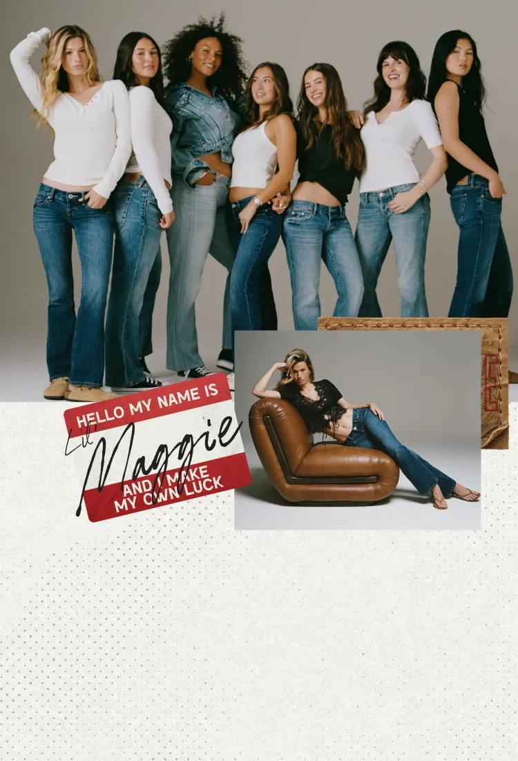 New In Denim Background