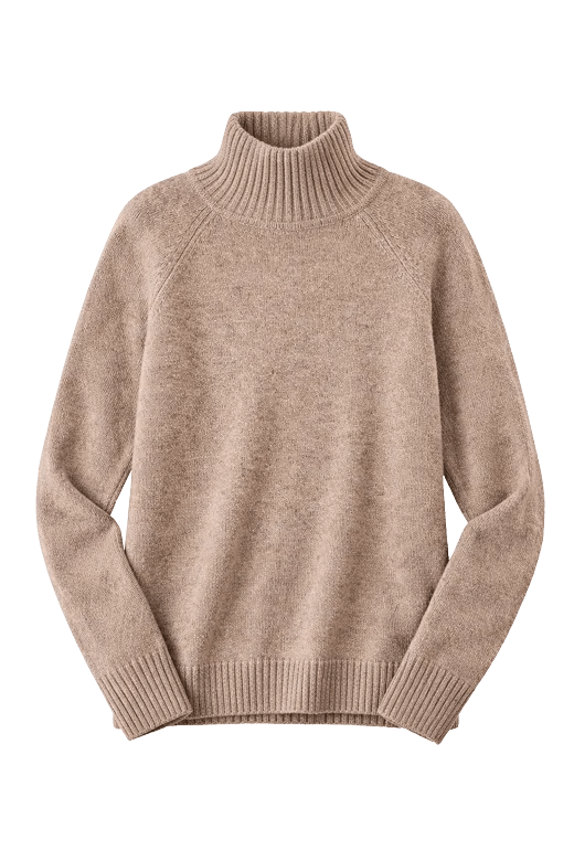 Cashmere Mock Neck Sweater