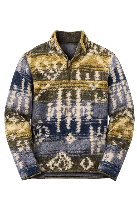 Faux Shearing 1/4 Zip