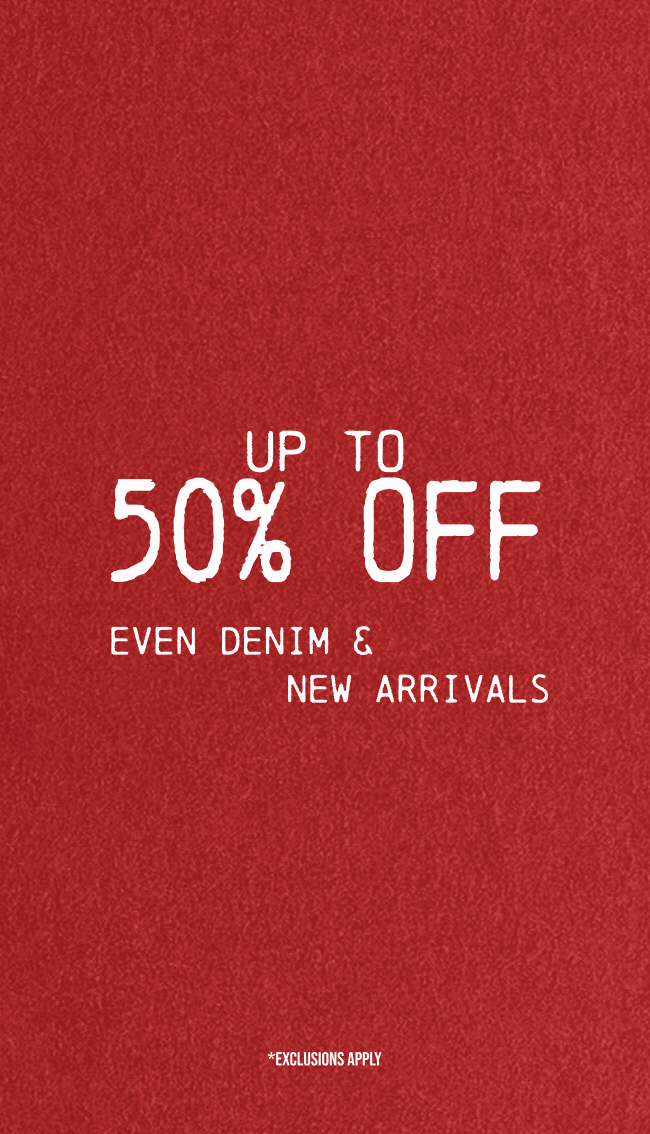 50% Off Sitewide