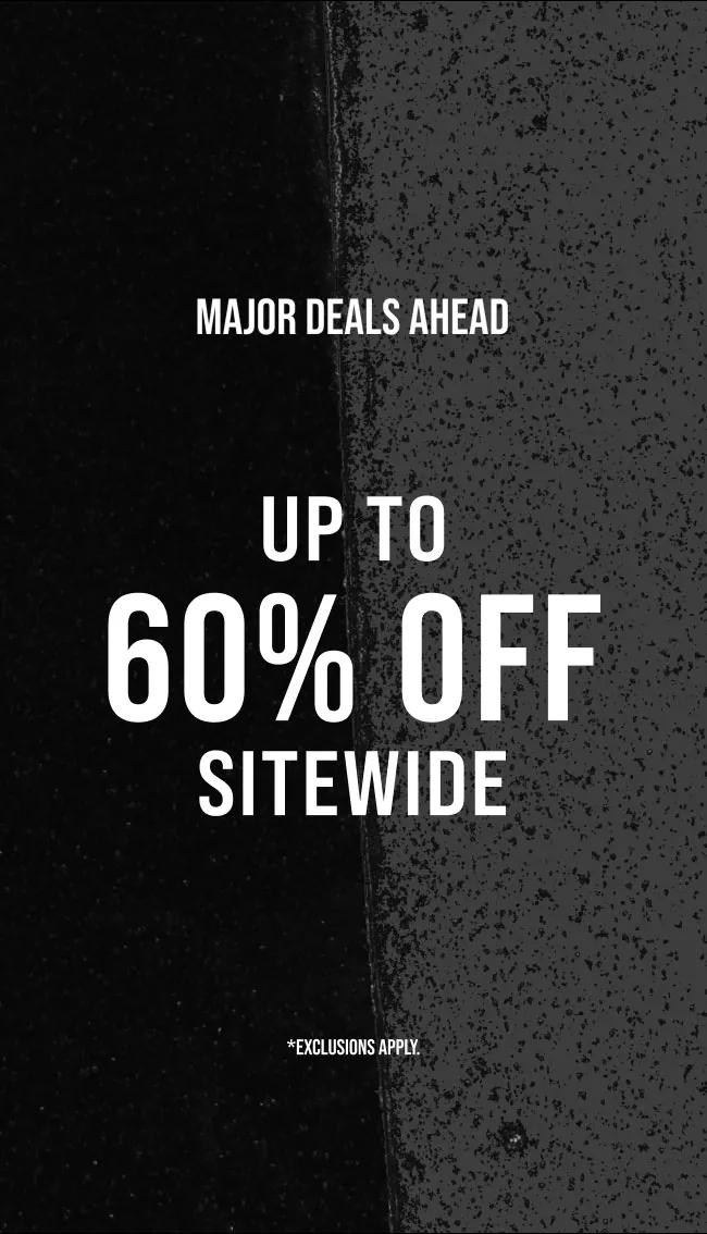 60% Off Sitewide