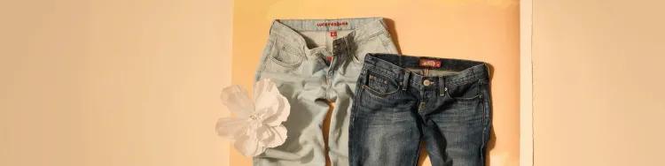 BOGO 50% Off Denim Background
