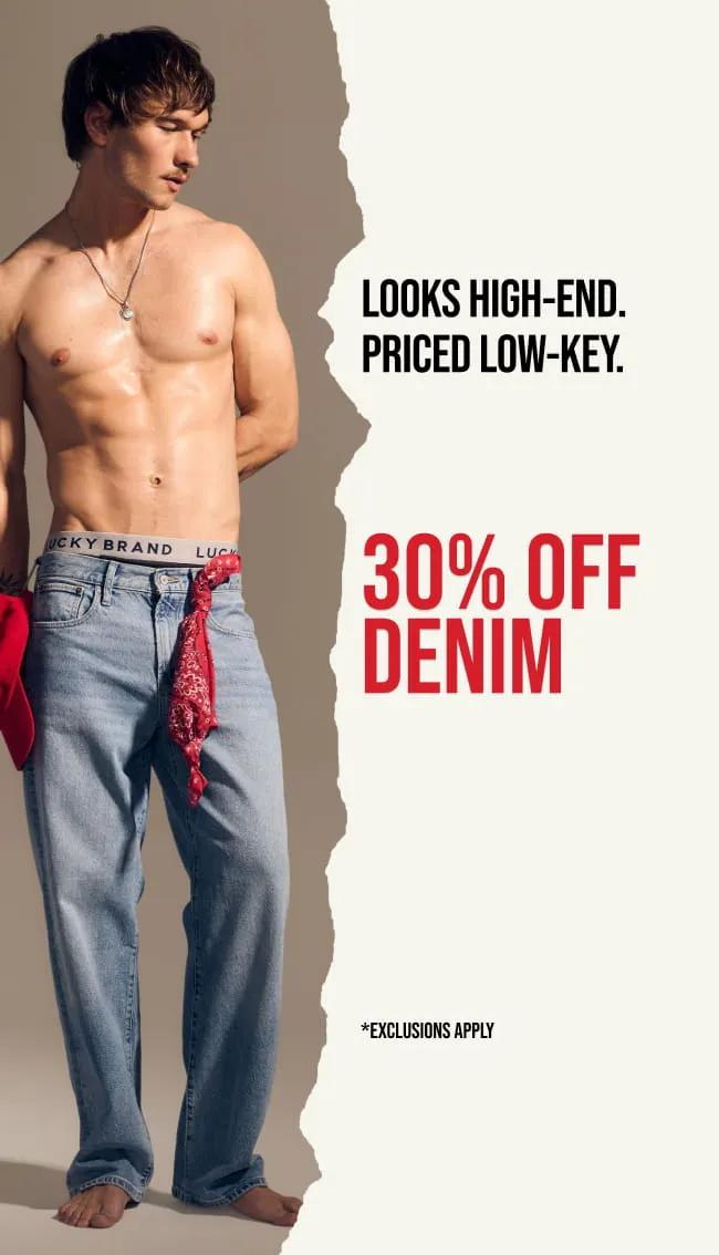 30% Off Denim
